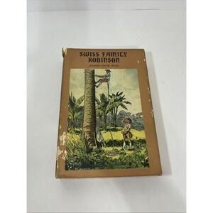 Vintage 1954 Swiss Family Robinson  Junior Deluxe Ed.‎ Hard Cover BCE